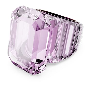 Koktajl prstan Lucent, Osmerokotni rez, Roza - Swarovski, 5600233