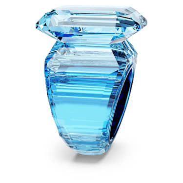 Lucent 個性戒指, 八角形切割, 藍色 - Swarovski, 5600235