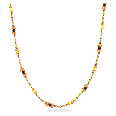 Collar Somnia, ExtraLargo, Marrón, Baño tono oro - Swarovski, 5600790