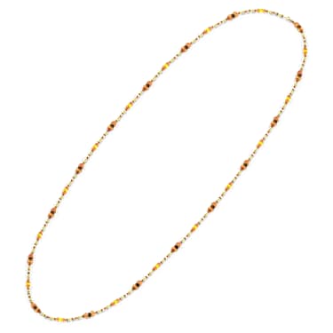 Collar Somnia, ExtraLargo, Marrón, Baño tono oro - Swarovski, 5600790
