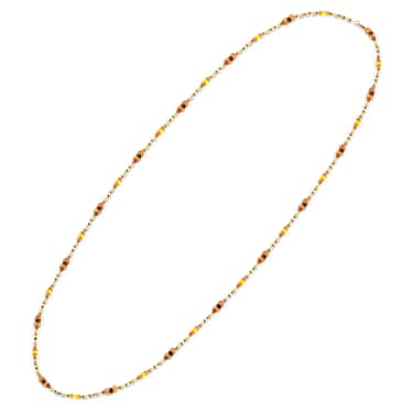 Somnia 项链, 大码, 咖啡色, 镀金色调 - Swarovski, 5600790