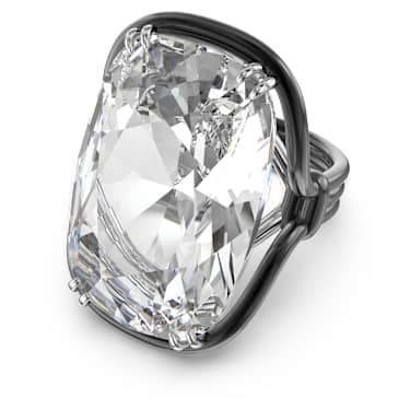 Harmonia cocktailring, Oversized kristal, Wit, Gemengde metaalafwerking - Swarovski, 5600946