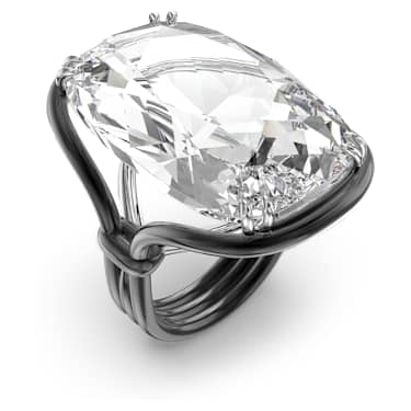 Harmonia cocktailring, Oversized kristal, Wit, Gemengde metaalafwerking - Swarovski, 5600946