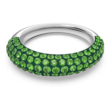 Tigris 戒指, 绿色, 镀铑 - Swarovski, 5605012