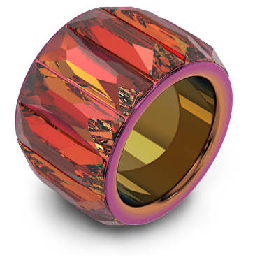 Curiosa 個性戒指, 長方形切割, 粉紅色 - Swarovski, 5607415