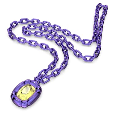 Cushion Swarovski pendant, Dulcis cut, | Purple