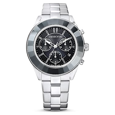 Orologio swarovski nero new arrivals