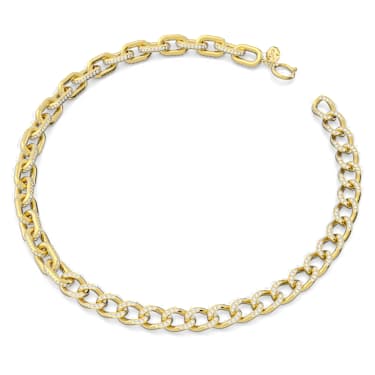 Swarovski gold chain sales