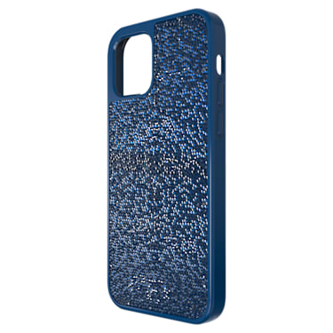 Glam Rock smartphone case, iPhone® 12/12 Pro, Blue - Swarovski, 5616361