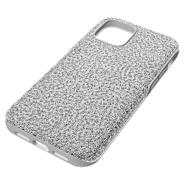 Étui pour smartphone High, iPhone® 12/12 Pro, Ton argenté - Swarovski, 5616367