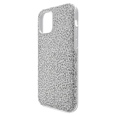 Ovitek za mobilni telefon High, iPhone® 12 Pro Max, Srebrn odtenek - Swarovski, 5616368