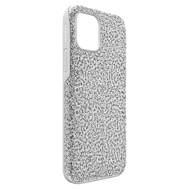 Husă pentru smartphone High, iPhone® 12 mini, Nuanță argintie - Swarovski, 5616369