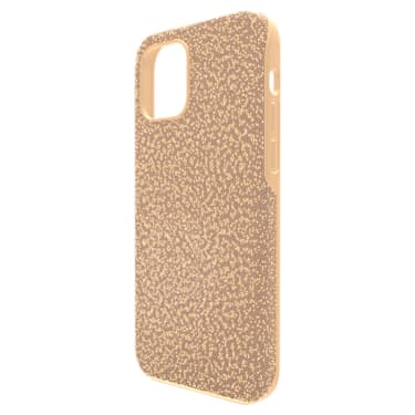 High smartphone case, iPhone® 12/12 Pro, Gold tone - Swarovski, 5616374