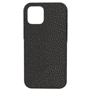 High smartphone case, iPhone® 12/12 Pro, Black - Swarovski, 5616377