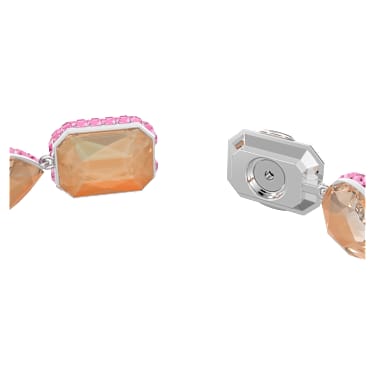 Chroma Tennis Armband, Magnetischer Verschluss, Verschiedene Schliffe, Mehrfarbig, Rhodiniert - Swarovski, 5616383