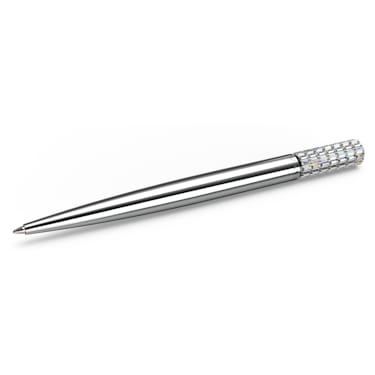 Ballpoint pen, Silver tone, Chrome plated - Swarovski, 5617001