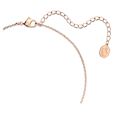 Stella pendant, Mixed cuts, Star, White, Rose gold-tone plated - Swarovski, 5617766