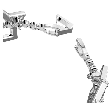 Stella Armband, Blandade slipningar, Stjärna, Stor, Vit, Rodiumpläterad - Swarovski, 5617880