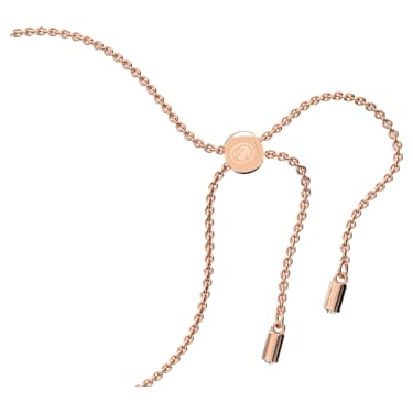 Stella Armband, Verschiedene Schliffe, Stern, Weiß, Roségold-Legierungsschicht - Swarovski, 5617882