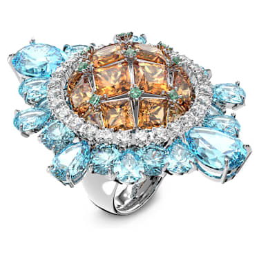 Bague cocktail Curiosa, Multicolore, Métal rhodié - Swarovski, 5618271