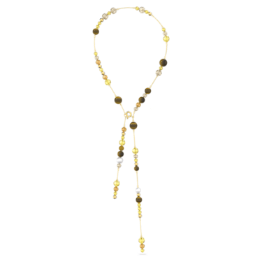 Somnia Y necklace, Multicoloured, Gold-tone plated - Swarovski, 5618299