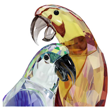 Jungle Beats Parrot Couple Bell & Brio | Swarovski