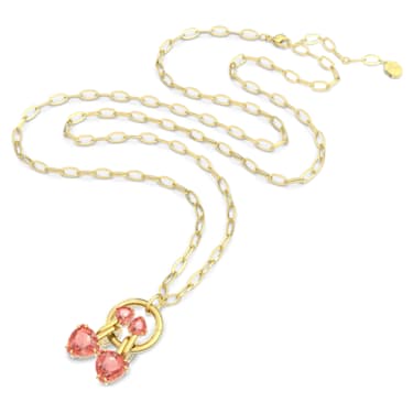 Pod jewelry, Ροζ, Επιμετάλλωση σε χρυσαφί τόνο - Swarovski, 5619475