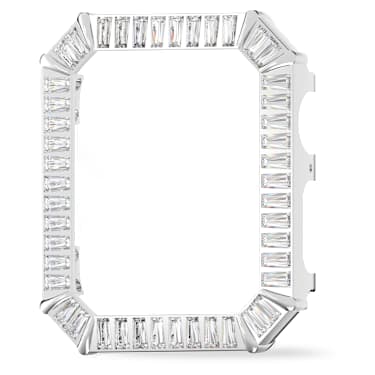 Case, For Apple Watch® Series 4 & 5, 40 mm, Silver tone - Swarovski, 5619480