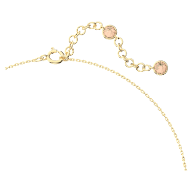 Collar Chroma, Talla pera, Pequeño, Multicolor, Baño tono oro - Swarovski, 5619786