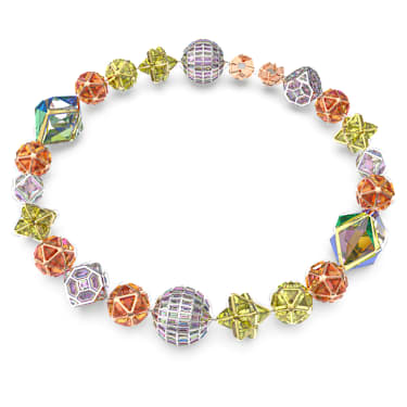 Collier Curiosa, Fermoir magnétique, Multicolore, Finition mix de métal - Swarovski, 5621140