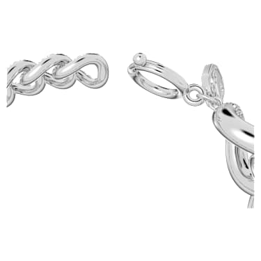 Dextera 브레이슬릿, 파베, 화이트, 로듐 플래팅 - Swarovski, 5622224