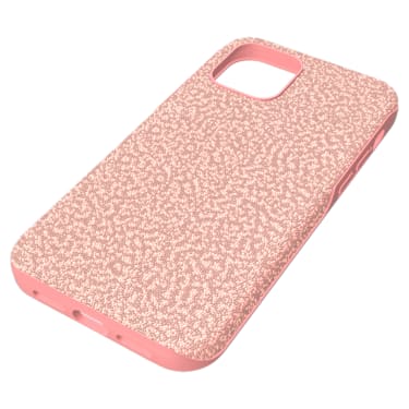 High smartphone case, iPhone® 12/12 Pro, Pale pink - Swarovski, 5622305