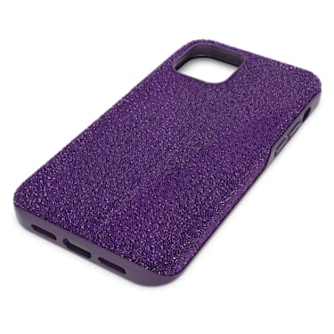High smartphone case, iPhone® 12/12 Pro, Purple - Swarovski, 5622309
