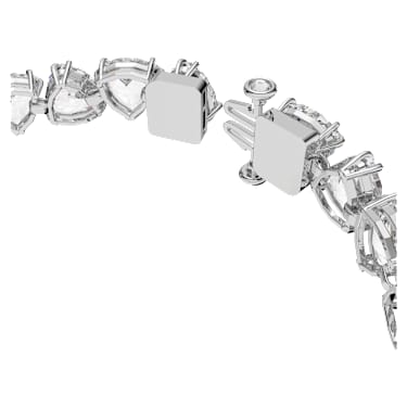 Millenia bracelet, Trilliant cut, White, Rhodium plated - Swarovski, 5622451