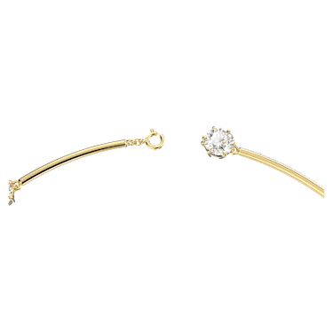 Ras-de-cou Constella, Taille ronde, Blanc, Placage de ton or brillant - Swarovski, 5622720
