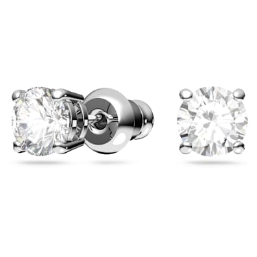Set Stella, Tăieturi mixte, Stea, Alb, Placat cu rodiu - Swarovski, 5622729