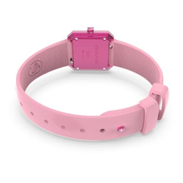 Montre, Bracelet en silicone, Roses - Swarovski, 5624373