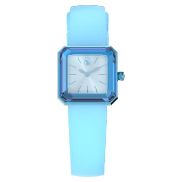 นาฬิกา, สายซิลิโคน, น้ำเงิน - Swarovski, 5624385