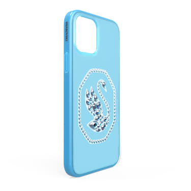 Funda para smartphone, Cisne, iPhone® 12 Pro Max, Azul - Swarovski, 5625623