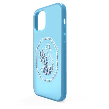 Capa para smartphone, Cisne, iPhone® 12 Pro Max, Azul - Swarovski, 5625623