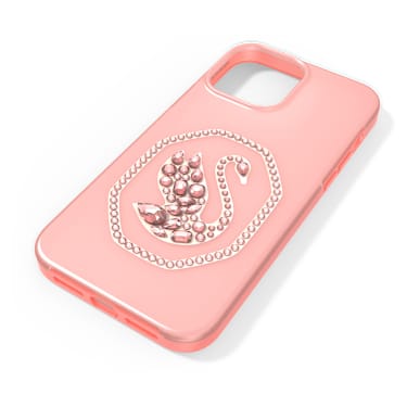 Θήκη κινητού, Κύκνος, iPhone® 13 Pro Max, Ροζ ανοικτό - Swarovski, 5625640