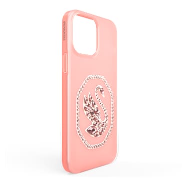 Θήκη κινητού, Κύκνος, iPhone® 13 Pro Max, Ροζ ανοικτό - Swarovski, 5625640
