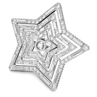 Stella Ring, Verschiedene Schliffe, Stern, Groß, Weiß, Rhodiniert - Swarovski, 5626374