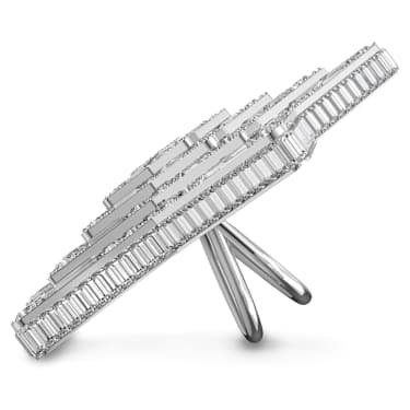 Stella Ring, Verschiedene Schliffe, Stern, Groß, Weiß, Rhodiniert - Swarovski, 5626374