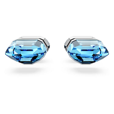 M-Clip Blue Swarovski Crystal Key Ring