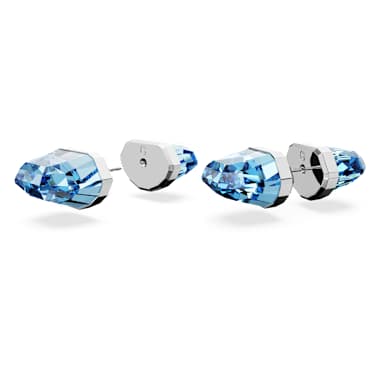 Uhančki Lucent, Modri, Prevleka iz rodija - Swarovski, 5626606