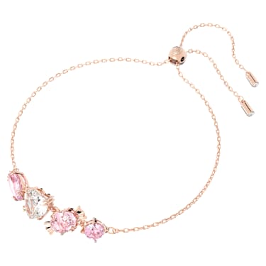 Gema 520 브레이슬릿, 캔디, 핑크, 로즈골드 톤 플래팅 - Swarovski, 5626656