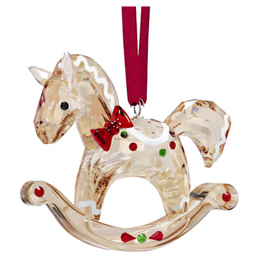 Holiday Cheers Decorazione Cavallo a Dondolo di Pan di Zenzero - Swarovski, 5627608