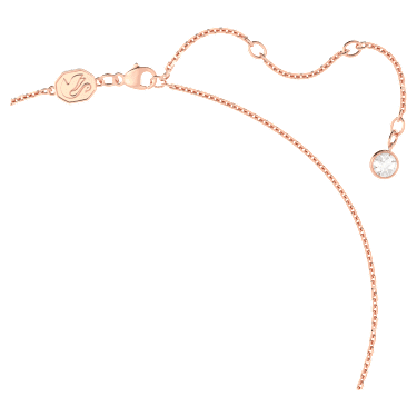 Sublima pendant, Heart, Medium, White, Rose gold-tone plated - Swarovski, 5628657