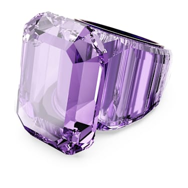 Lucent 个性戒指, 八角形切割, 紫色 - Swarovski, 5629244
